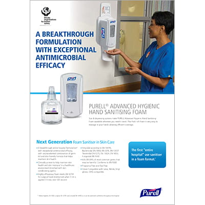 PURELL® Advanced Hygienic Hand Sanitising Foam for Healthcare