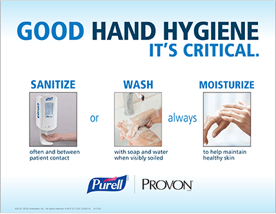 Good Hand Hygiene. It's Critical