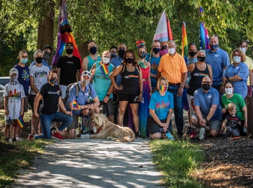 Group photo of Akron Pride Festival organizers
