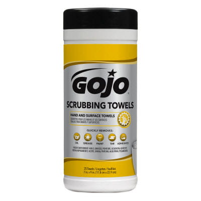 GOJO Scrubbing Towels 25 Count Canister