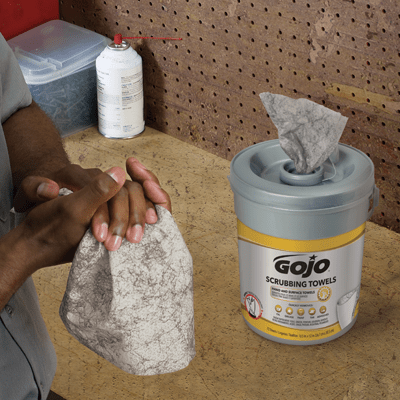 Gojo FAST WIPES Hand Cleaning Towels, 1 Bucket 