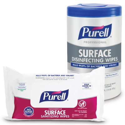 Purell Professional Surface Disinfecting Wipes, 110 Wipes per Canister